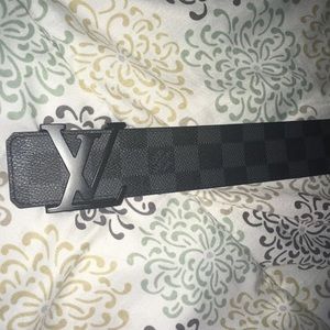 Black Louis Vuitton Belt